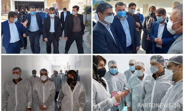 بازدید معاون وزیر صمت از یک واحد تولیدی داروسازی با مشارکت سرمایه گذار خارجی/ بازدید از فاز توسعه ۱۵ هکتاری و تصفیه خانه فاضلاب شهرک صنعتی نظر آباد