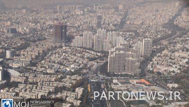 استمرار الارتفاع النسبي في درجة حرارة الهواء في طهران