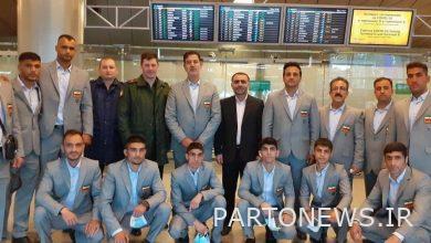 تیم بوکس نیروهای مسلح جمهوری اسلامی ایران وارد مسکو شد