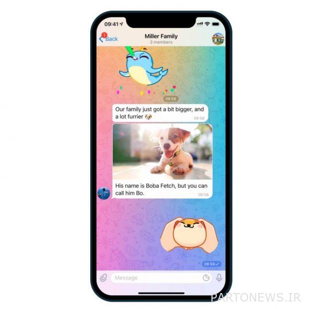 Telegram update 8.0