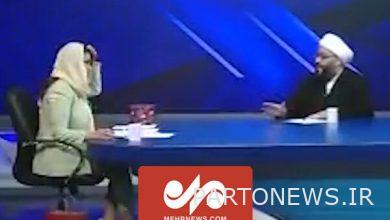 Strange action of a cleric in a live program - Mehr News Agency |  Iran and world's news