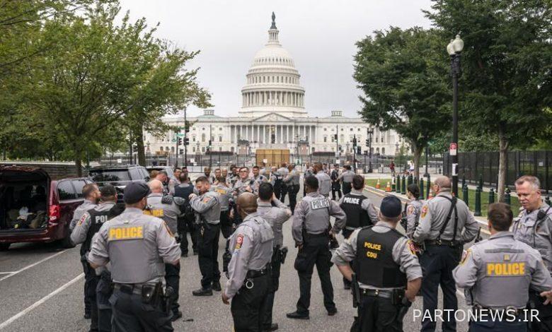 تجمع حامیان ترامپ مقابل کنگره آمریکا در میان تدابیر شدید امنیتی