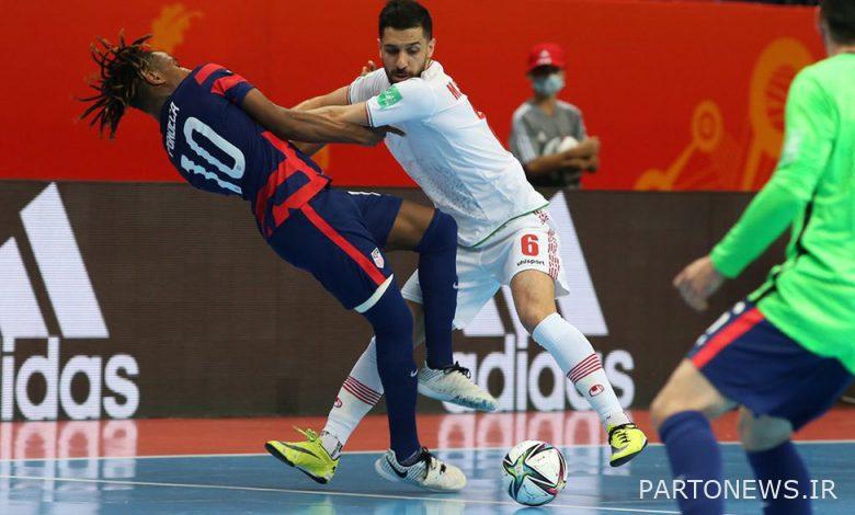 The reward for the victory against the United States was paid to the national futsal team
