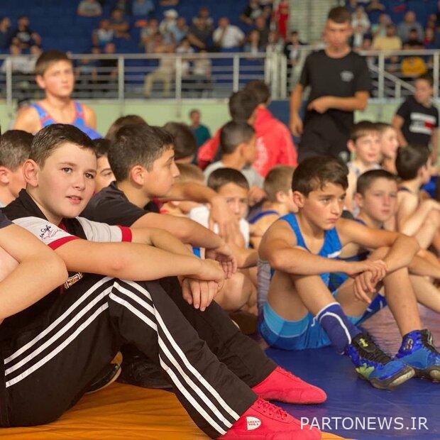 Russian wrestling stars meet young talents from the Caucasus region