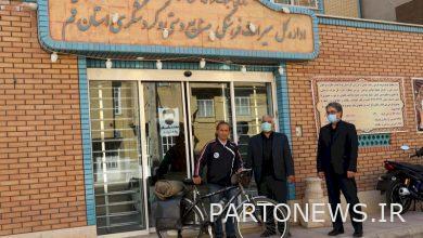 وصل راكب دراجة أمولي إلى قم