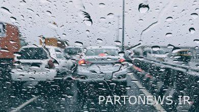 افزایش ۱۰ درصدی ترافیک در پی بارش باران/ تردد پرحجم خودروها در پایتخت