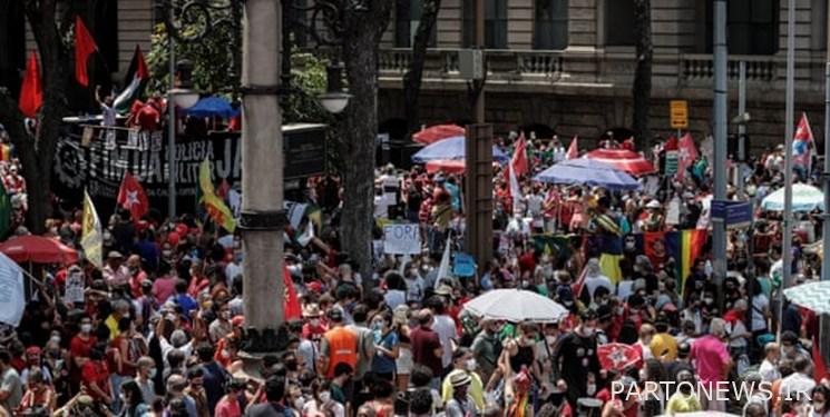 Demonstrators in Brazil demanded the impeachment of the president