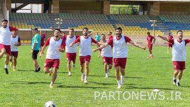 What happened in today's training session of Persepolis after the game with Sepahan?