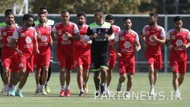 تدريب برسيبوليس بحضور المدير الفني لفريق أوميد / إمامي تعاون بعيد مع طلاب جول محمدي + صورة