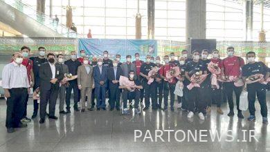 The national volleyball team returned to Tehran after the Asian Championship - Mehr News Agency | Iran and world's news