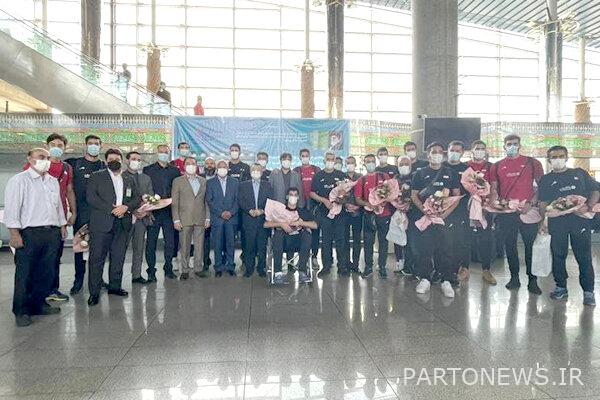 The national volleyball team returned to Tehran after the Asian Championship - Mehr News Agency |  Iran and world's news