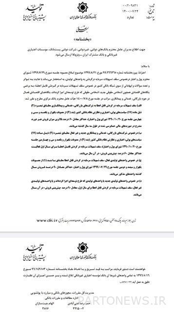 Details of the new Central Bank directive for production facilities Details of the new Central Bank directive for production facilities