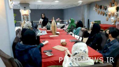 Increasing handicraft training courses in Karaj Artists Cafe