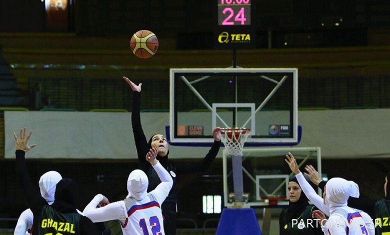 Announcing the schedule of Iranian women's basketball competitions in the Asian Cup
