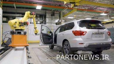 إنتاج السيارات بواسطة روبوتات صغيرة في نيسان