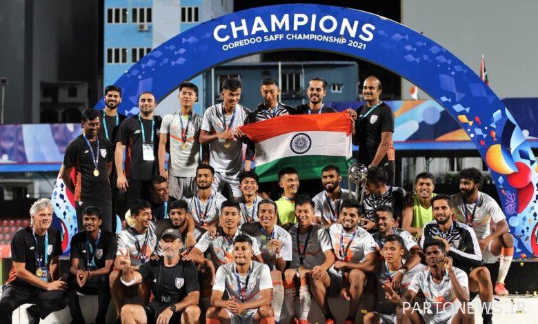 چتری به جوانان در تیم هند برای پیروزی SAFF C |  اخبار فوتبال