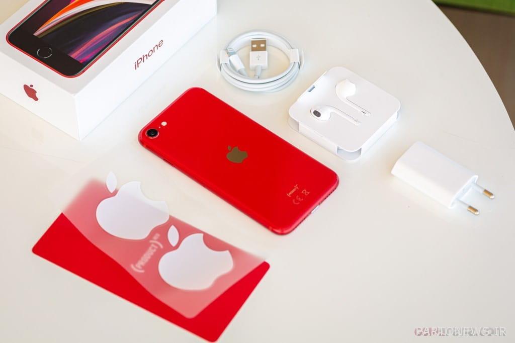 اللوحة الخلفية لـ iPhone SE 3 Apple Red - شيكاغو