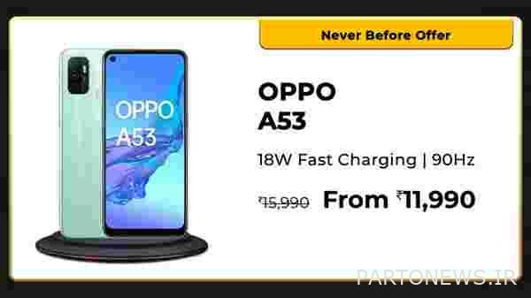 OPPO A53 (مهتابی مشکی، 64 گیگابایت) (رم 4 گیگابایت)