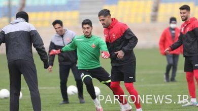 Persepolis training report  The presence of Sadri and a special guest in the group of whites / Hosseini Back + Photo