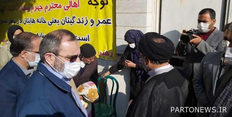 حضور رئیس کل دادگستری استان مرکزی در خیابان جهرم اراک/ دیدار موسوی با پیرمرد تظلم خواه اراکی