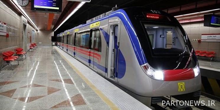 خدمات رسانی متروی تهران در روز 13 آبان