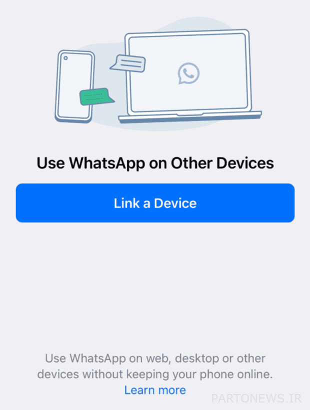 استفاده از واتساپ در سایر دستگاه ها بدون اتصال گوشی