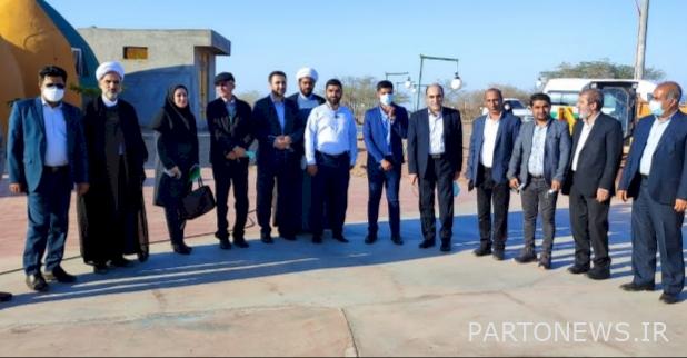 Members of the Parliamentary Cultural Commission visit the Majra Tourism Complex on Hormoz Island