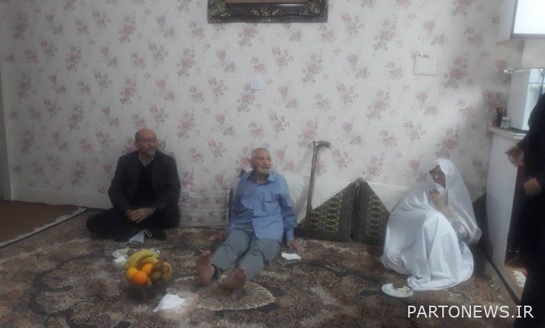 دیدار مشاور وزیر صمت با خانواده شهید والامقام حسین میرزایی