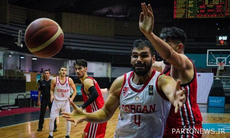 تیم بسکتبال شهرداری گرگان برابر تیم ملی ایران مغلوب شد
