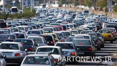 Heavy traffic on Karaj-Qazvin-Karaj and Tehran-Saveh freeways