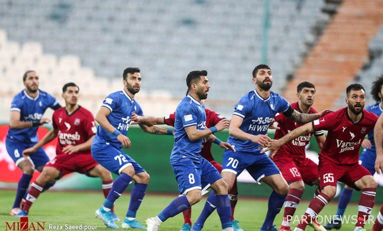 The reaction of the league organization to Esteghlal's action for the presence of its spectators