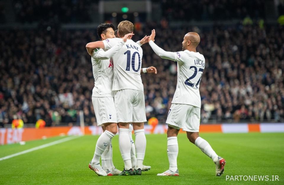 بعد از 30 دقیقه بازی 3-0 به سود اسپرز بود