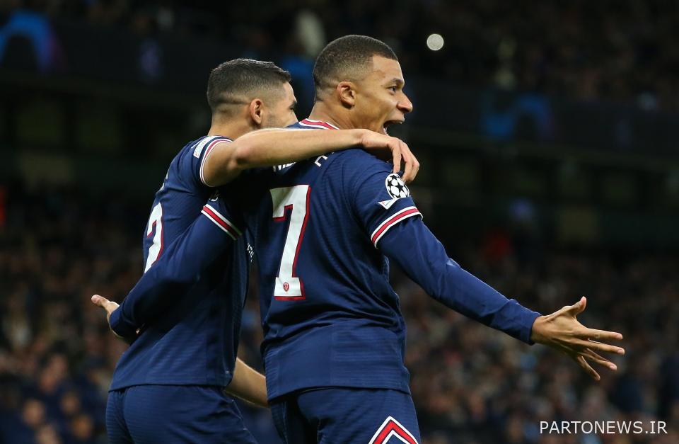 امباپه در جریان بازی گل اول را به ثمر رساند