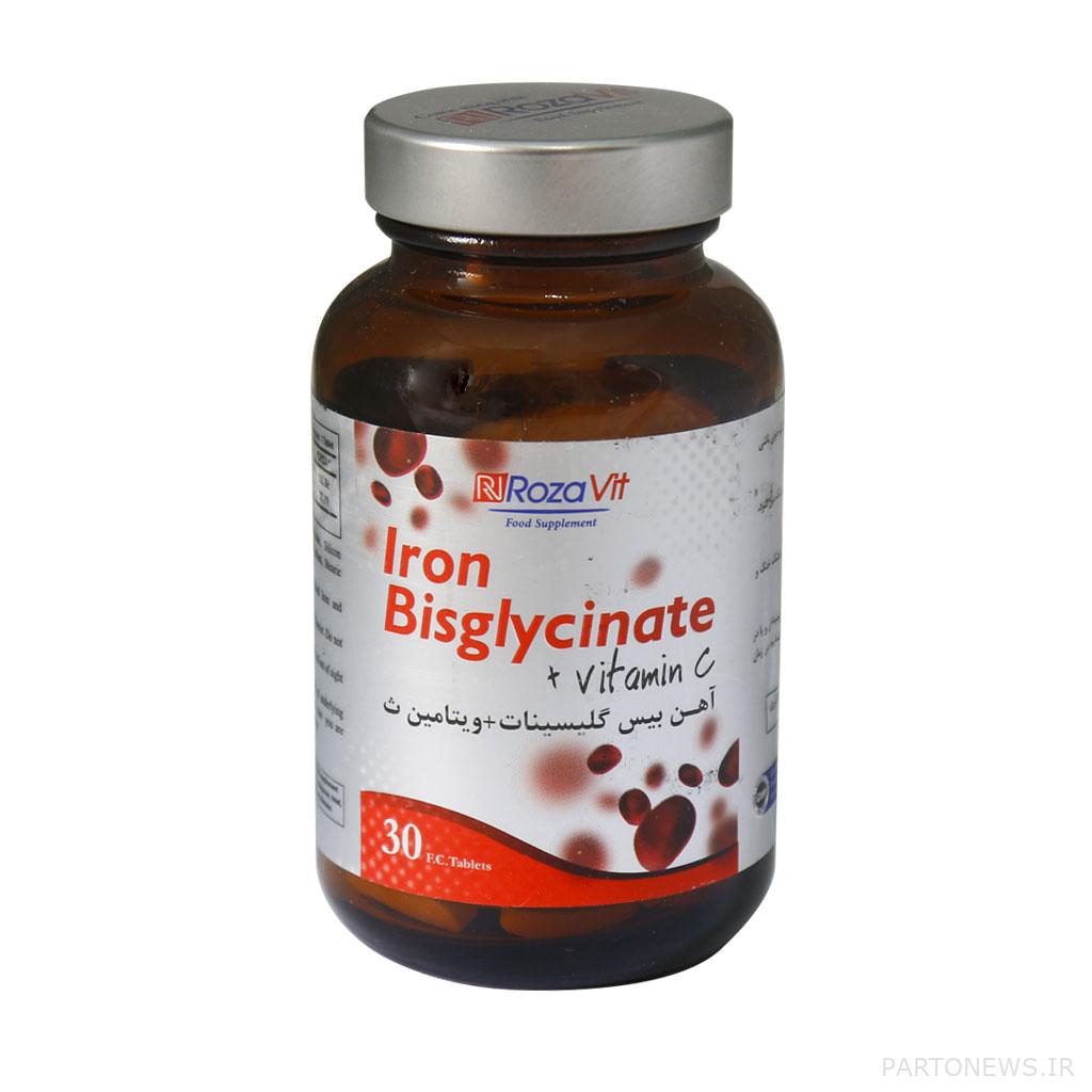 Reservoir iron tablets without constipation