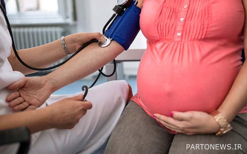 Blood pressure in pregnant women