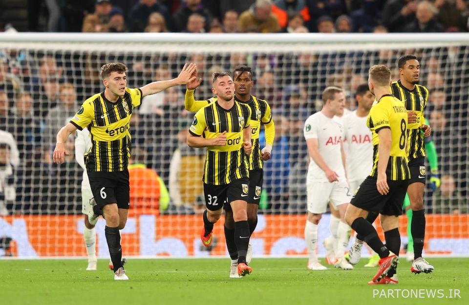 ویتسه قبل از پایان نیمه به اجبار به بازی برگشت