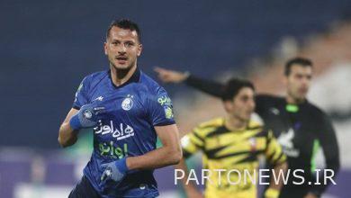 Margin of Esteghlal and 90 Urmia | Meaningful Ramezani happiness after Esteghlal's goal + Photo