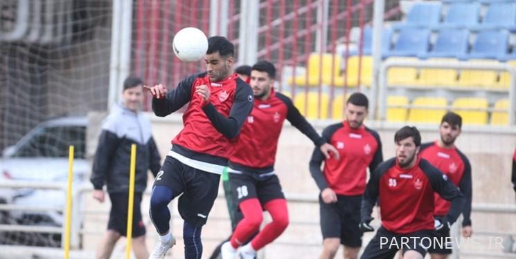 Persepolis training report |  Presence of Golmohammadi and Bagheri in Agha Vosat / Continuation of absence of 2 players + pictures
