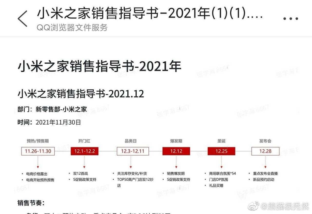 Specifications of Xiaomi 12 - Chicago