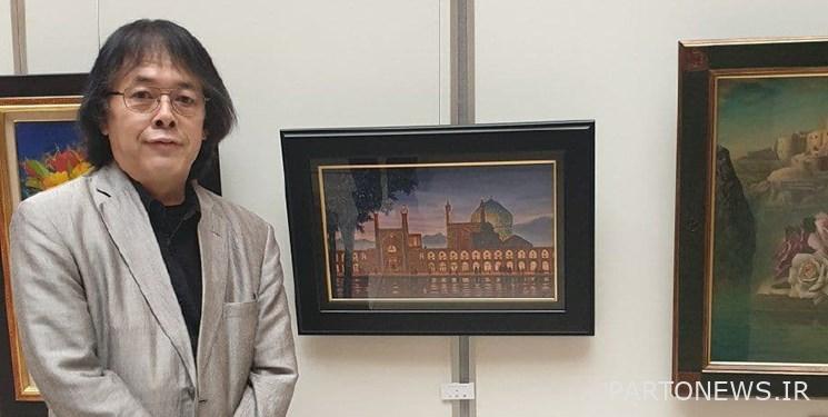 Unseen Japanese artist paints Iran + Photo