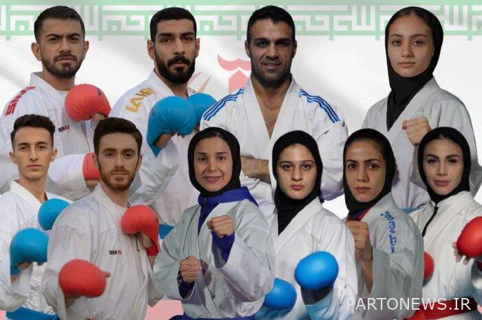 خمس ميداليات ذهبية تنتظر منتخب إيران للكاراتيه