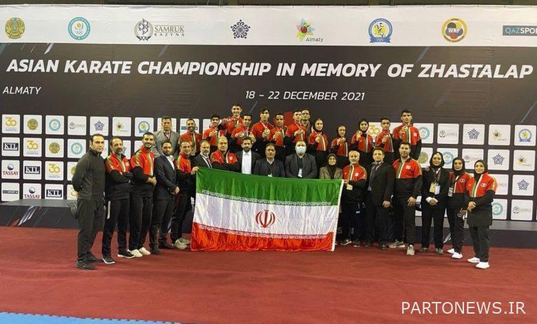 در مجموع رده‌های سنی مختلف؛ کاراته ایران قهرمان آسیا شد