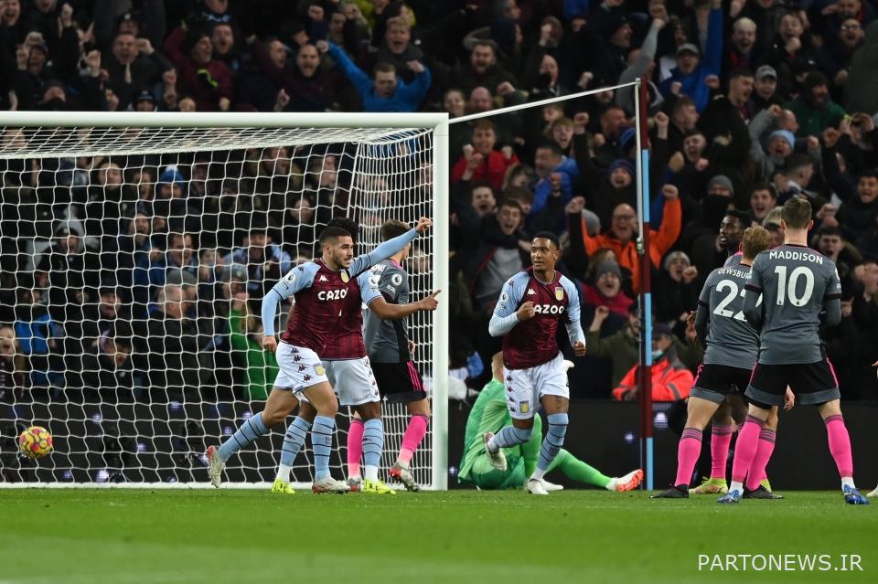 لمس ماهرانه Konsa با ضربه سر بوئندیا باعث شد ویا دقایقی بعد به شرایط خود برگردد