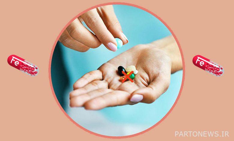 Who should not take iron pills?