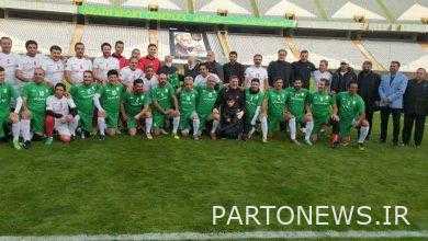 The superiority of the national team against the selected magpies in a match in memory of Martyr Soleimani + pictures