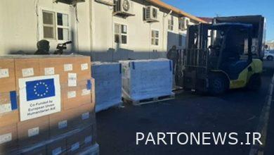 Arrival of Astrazenka vaccine donated from Spain to Iran