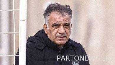 A cordial meeting between the head coach of Mes and the head of Esteghlal at Ararat Stadium