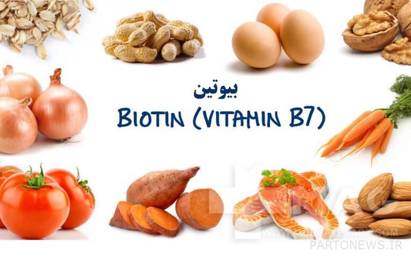 Food sources of biotin