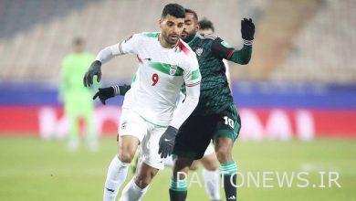 Iran won the first half of the game against the UAE / Tarmi again Naji Skucic