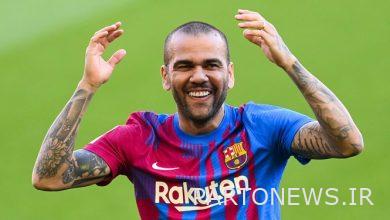 Why did Danny Alves leave Barcelona's European list?